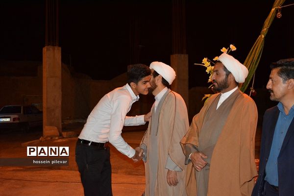 برپایی جشن میلاد در هیات صاحب الزمانی شهرستان خوسف