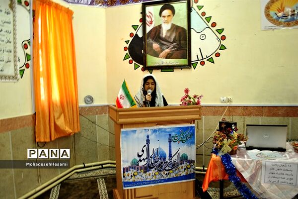 جشن نیمه شعبان در دبیرستان نمونه کاشی نیلوفر