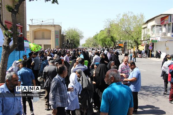 راهپیمایی بزرگ منتظران مهدی{عج} در شیراز