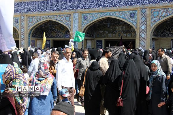 راهپیمایی بزرگ منتظران مهدی{عج} در شیراز