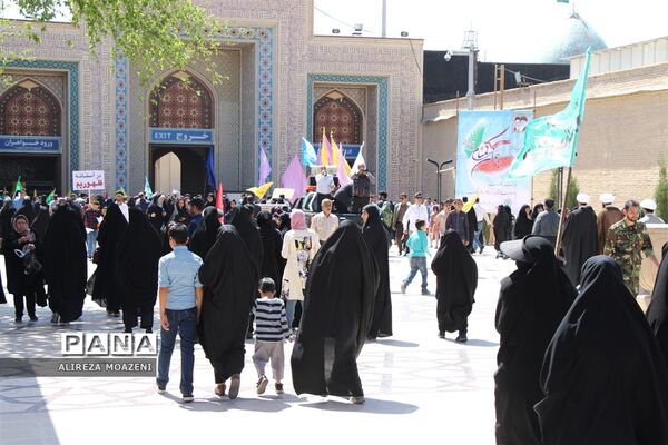 راهپیمایی بزرگ منتظران مهدی{عج} در شیراز