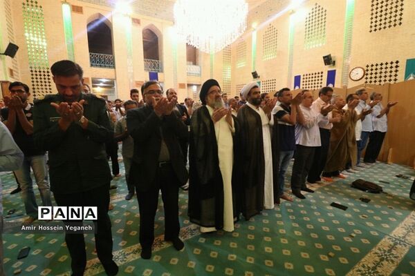 مراسم گرامیداشت سالروز تاسیس سپاه پاسداران انقلاب اسلامی با حضور آیت الله خاتمی در جزیره کیش