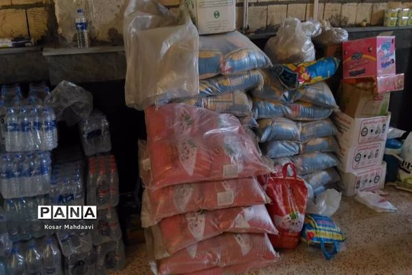 کمک‌رسانی کاروان خیرخواه مردم تهران در شهرستان کارون