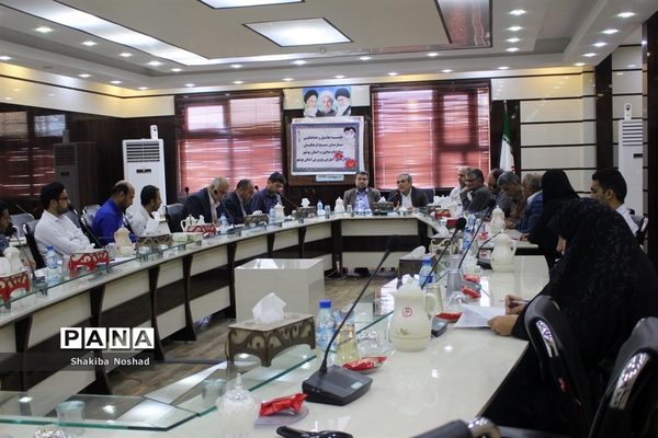 جلسه تعامل و هماهنگی سازمان بسیج فرهنگیان سپاه امام صادق (ع) استان بوشهر