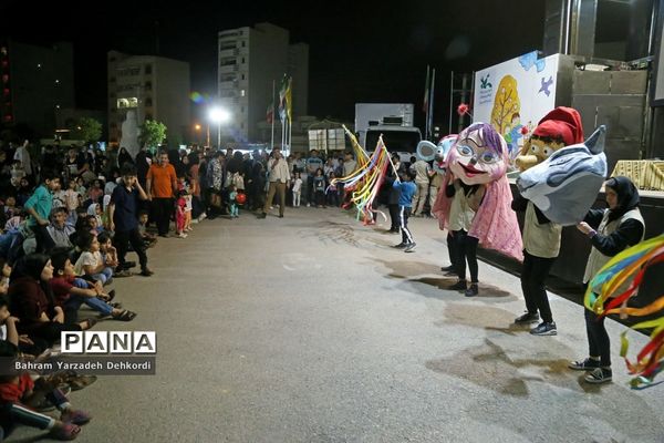 تماشاخانه سیار کانون کشور در پارک شهید سبحانی اهواز