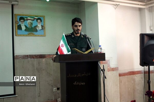 برگزاری مراسم تکریم و معارفه فرماندهان حوزه مقاومت بسیج دانش‌آموزی و فرهنگیان چهاردانگه