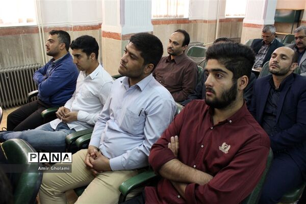 برگزاری مراسم تکریم و معارفه فرماندهان حوزه مقاومت بسیج دانش‌آموزی و فرهنگیان چهاردانگه