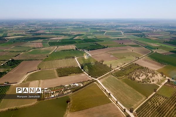 تصاویر هوایی از آخرین وضع مناطق سیل‌زده در لرستان و خوزستان