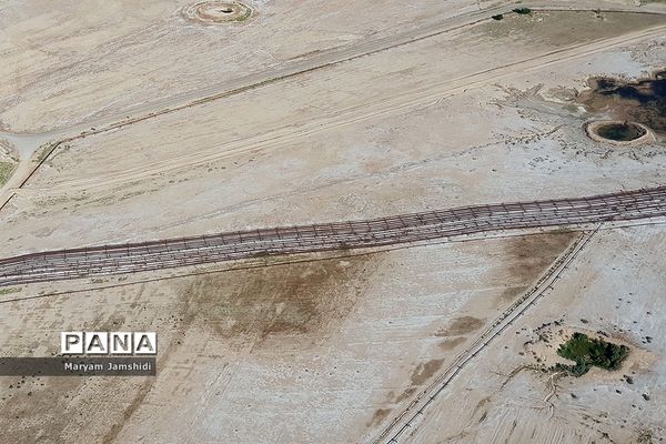 تصاویر هوایی از آخرین وضع مناطق سیل‌زده در لرستان و خوزستان