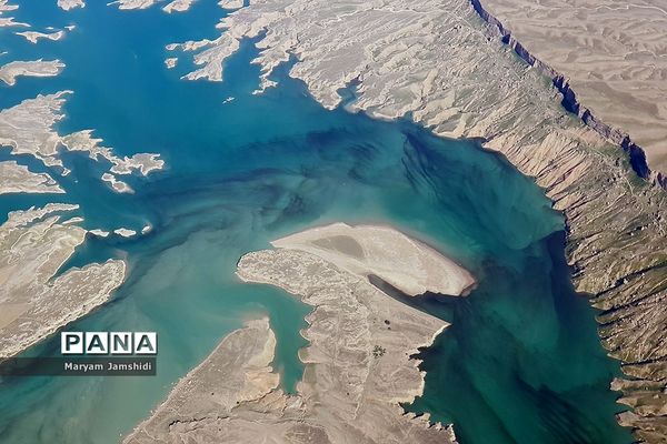 تصاویر هوایی از آخرین وضع مناطق سیل‌زده در لرستان و خوزستان