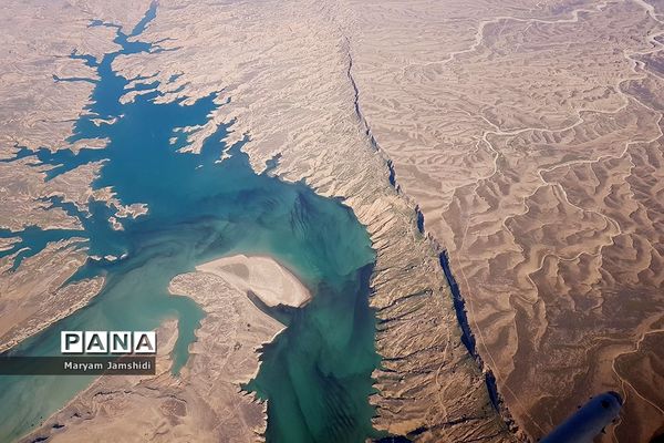 تصاویر هوایی از آخرین وضع مناطق سیل‌زده در لرستان و خوزستان