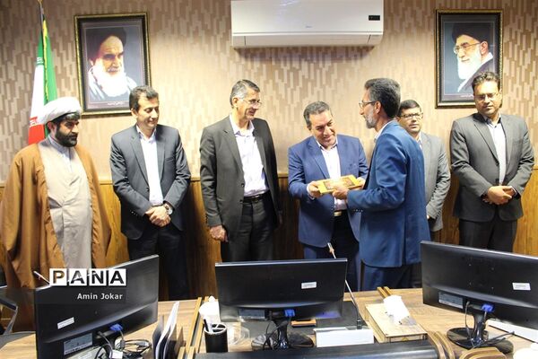 آیین تودیع ومعارفه رئیس اداره قرآن، عترت و نماز اداره کل آموزش و پرورش  استان فارس