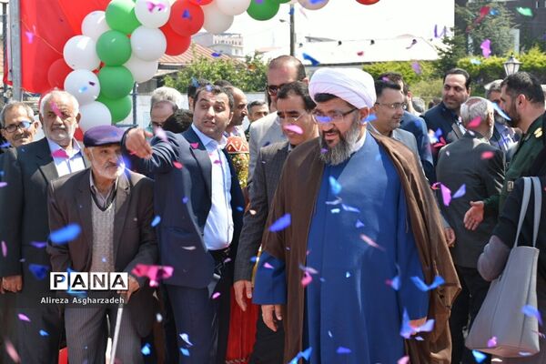 آیین افتتاح 5 پروژه عمرانی در بابلسر