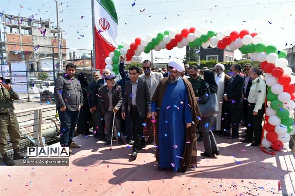 آیین افتتاح 5 پروژه عمرانی در بابلسر