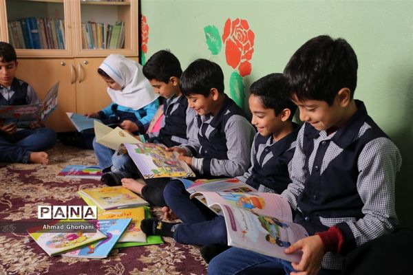 «اتاق بازی» و «اتاق قصه» مدرسه رضوی روستای سنگتراشان ساری