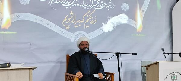 برگزای مراسم شب قدر و نوزدهم ماه رمضان در امامزاده سید حمزه کاشمر