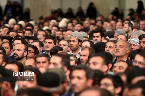 دیدار هزاران نفر از معلمان و فرهنگیان سراسر کشور به‌مناسبت روز معلم با مقام معظم رهبری