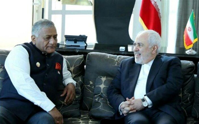 وزیر مشاور در امور خارجه هند با ظریف دیدار کرد