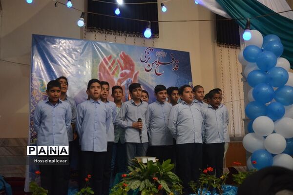 برگزاری جشن تکلیف دبیرستان شهید نواب صفوی بیرجند در مسجد  جامع توحید