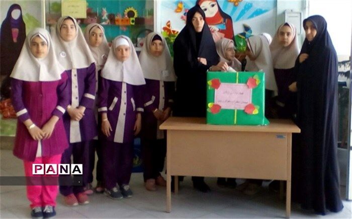 سیل مهربانی در دبستان دخترانه دهم فروردین جاری شد