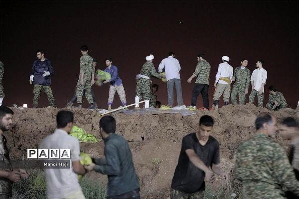 خوزستان محاصره در سیل