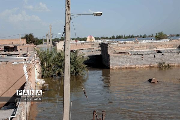 خوزستان محاصره در سیل