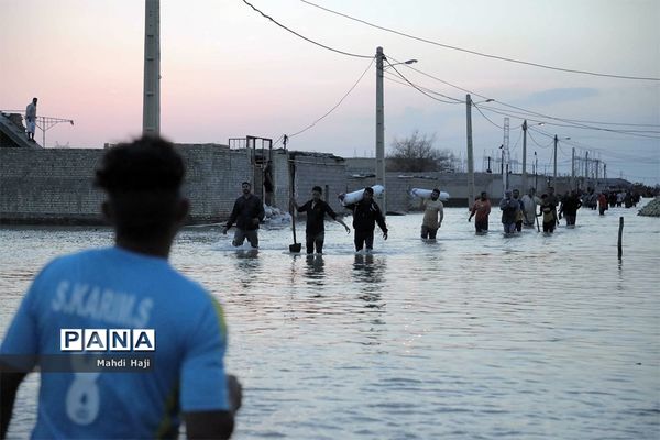 خوزستان محاصره در سیل