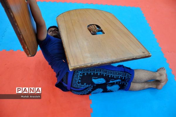 مسابقات بین گودی زورخانه مالک اشتر بیرجند