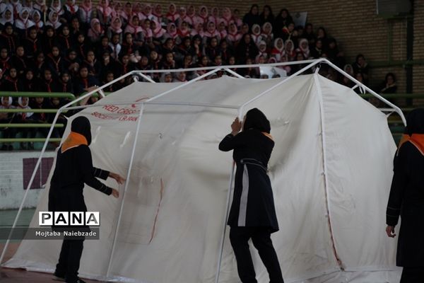 همایش پیشتازان تمام تشکیلاتی سازمان دانش‌آموزی در فریمان