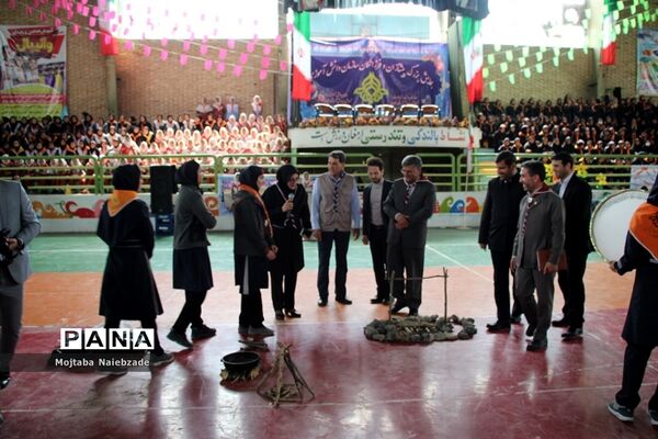 همایش پیشتازان تمام تشکیلاتی سازمان دانش‌آموزی در فریمان