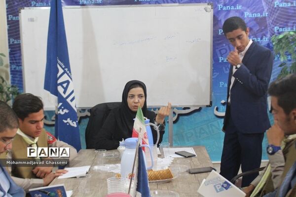 دوره آموزشی توجیهی خبرنگار دانش‌آموزان  پسر پانا