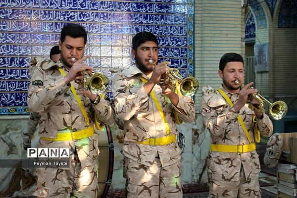 برگزاری مراسم تجدید میثاق با شهدا به مناسبت هفته معلم در سمنان