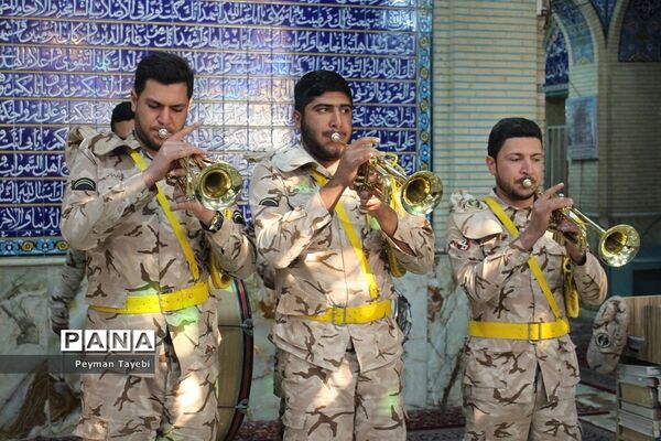برگزاری مراسم تجدید میثاق با شهدا به مناسبت هفته معلم در سمنان