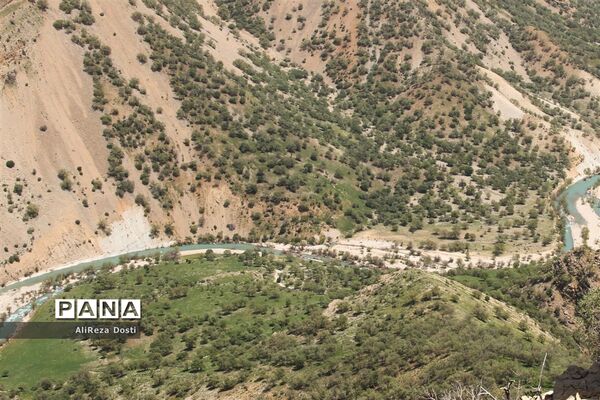 طبیعت زیبای تنگه سرخ سپیدان و یاسوج