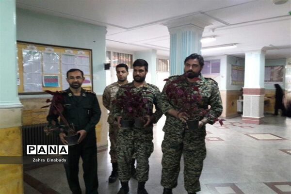 مراسم تجلیل سبز پوشان شهرستان ملارد از مقام شامخ معلم