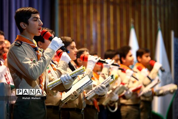 آیین گرامیداشت بیستمین سالروز تاسیس سازمان دانش‌آموزی