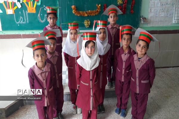 جشن الفبای دانش‌آموزان کلاس اولی در لالی