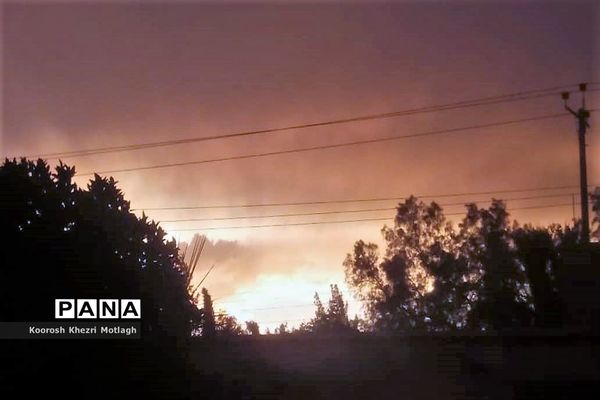 آسمان سرخ کازرون