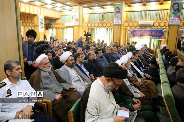 آیین تکریم و معارفه رئیس کل دادگستری مازندران