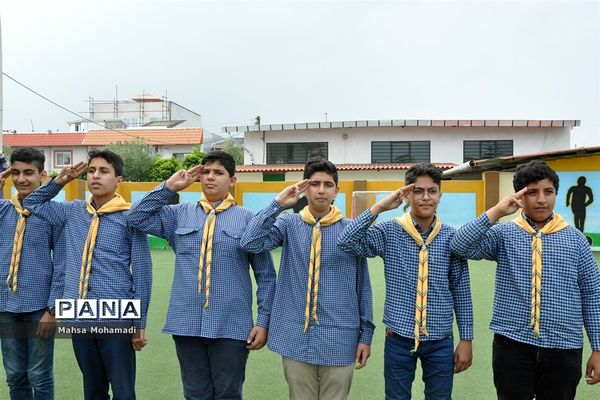 بازی بومی‌محلی دانش‌آموزان پیشتاز شهرستان فریدونکنار