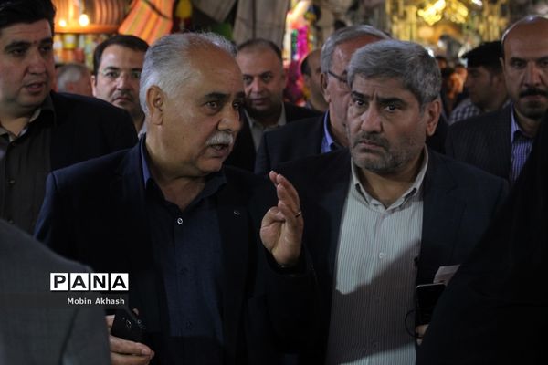 بازدید مدیران ارشد بیمه کشور و  نماینده مردم تبریز،  اسکو و آذرشهر از بازار تبریز