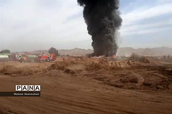 انفجار خط لوله نفت امیدیه -اهواز