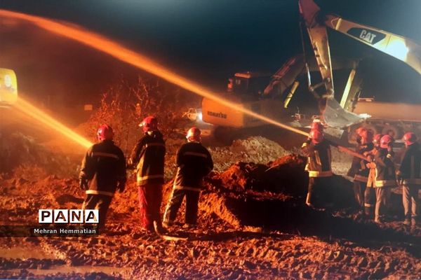 انفجار خط لوله نفت امیدیه -اهواز