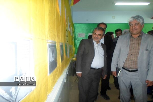 افتتاح نمایشگاه بارش فکری دانش‌آموزان منطقه شبانکاره