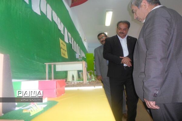 افتتاح نمایشگاه بارش فکری دانش‌آموزان منطقه شبانکاره