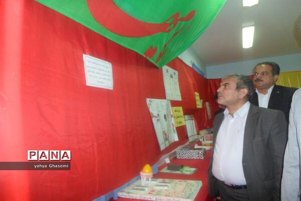افتتاح نمایشگاه بارش فکری دانش‌آموزان منطقه شبانکاره