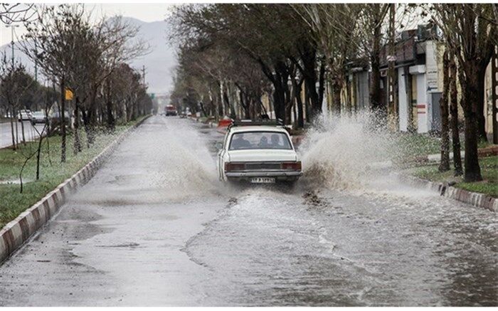 رگبار باران در 5 استان