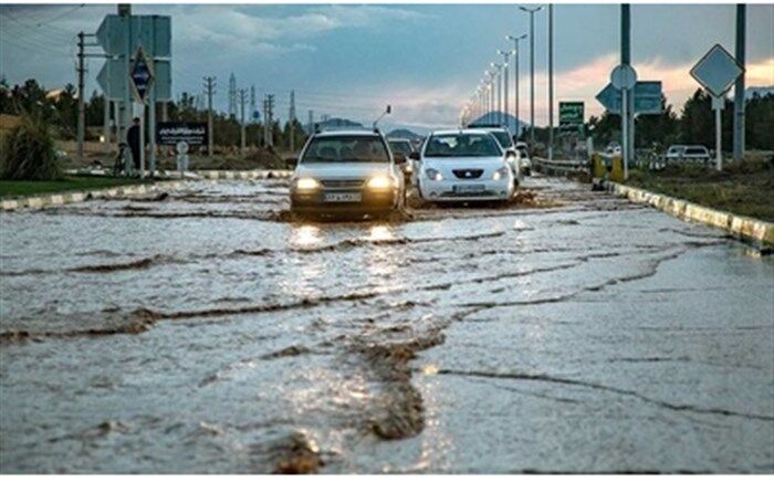 بارش شدید باران در ۹ استان