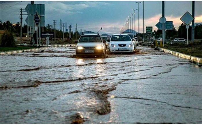 بارش شدید باران در ۹ استان