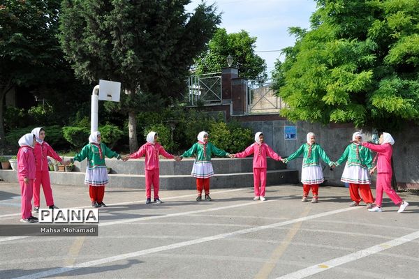 بازی بومی‌محلی دانش‌آموزان پیشتاز در میاندورود